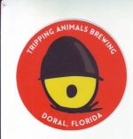 beer sticker from Troubled Waters Brewery ( FL-TRIP-STI-1 )