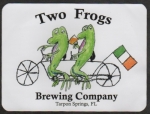 beer sticker from Two Henrys Brewing ( FL-TWOF-STI-1 )