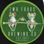 beer sticker from Two Henrys Brewing ( FL-TWOF-STI-2 )