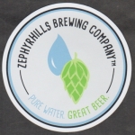 beer sticker from Zeta Brewing Co.  ( FL-ZEPH-STI-1 )