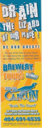 beer advertising card from Wrecking Bar Brewpub ( GA-ZUMA-ADC-1 )