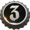 beer crown cap from Tipping Point Brewing Co ( GA-THRT-CAP-1 )