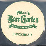 beer coaster from Atlanta Brewing ( GA-ABG-2 )