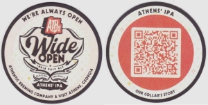 beer coaster from Atlanta Beer Garten ( GA-ATHN-2 )