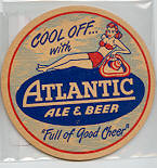 beer coaster from Atlantic Ice & Coal Company (Southeastern Brewing Co.) ( GA-ATLA-4 )