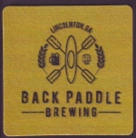 beer coaster from Bad Monkey Brewing Co., LLC. (Golden Beverage Co.) ( GA-BACK-1 )