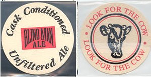 beer coaster from Blue Ridge Brewery ( GA-BLD-1 )