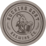 beer coaster from Burnt Hickory Brewery ( GA-BUCI-2 )