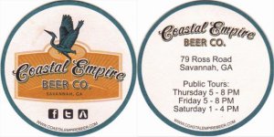 beer coaster from Cochran Mill Brewing Company ( GA-COA-2 )