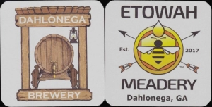 beer coaster from Dalton Brewing Co. ( GA-DAHL-1 )