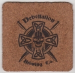 beer coaster from Dogwood Brewing Co. ( GA-DEBE-1 )