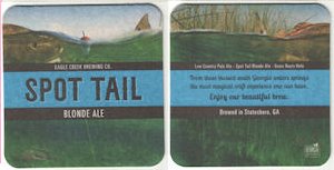 beer coaster from Elsewhere Brewing ( GA-EAGL-2 )