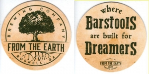 beer coaster from Gate City Brewing Co. ( GA-FROM-2 )