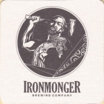 beer coaster from Ironshield Brewing ( GA-IRON-1 )