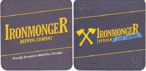 beer coaster from Ironshield Brewing ( GA-IRON-5 )