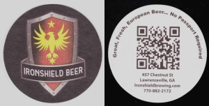 beer coaster from JailHouse Brewing ( GA-IROS-2 )