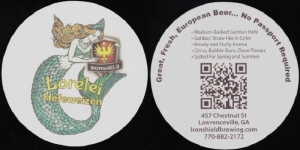 beer coaster from JailHouse Brewing ( GA-IROS-3 )