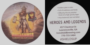 beer coaster from JailHouse Brewing ( GA-IROS-4 )