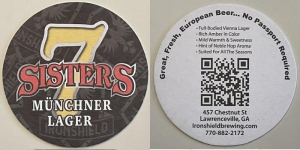 beer coaster from JailHouse Brewing ( GA-IROS-8 )