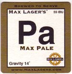 beer coaster from Monday Night Brewing ( GA-MAX-3 )