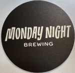 beer coaster from Monkey Wrench Brewing Company ( GA-MOND-4 )