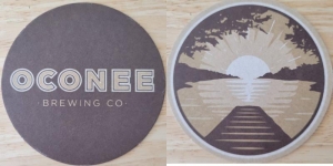 beer coaster from Omaha Brewing ( GA-OCON-1 )