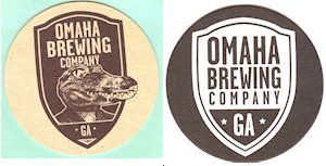 beer coaster from Orpheus Brewing Company ( GA-OMAH-2 )