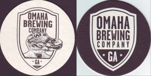 beer coaster from Orpheus Brewing Company ( GA-OMAH-3 )