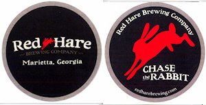 beer coaster from Red Top Brewhouse ( GA-REDH-1 )