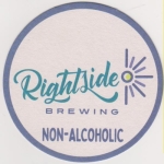 beer coaster from River Watch Brewery ( GA-RIGH-1 )