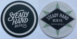 beer coaster from StillFire Brewing Company ( GA-STEA-1 )