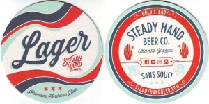 beer coaster from StillFire Brewing Company ( GA-STEA-3 )