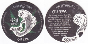 beer coaster from Swell Beer Co ( GA-SWT-34 )