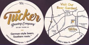 beer coaster from Tvelo Brewing Company ( GA-TUCK-1 )