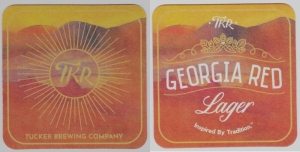 beer coaster from Tvelo Brewing Company ( GA-TUCK-11 )