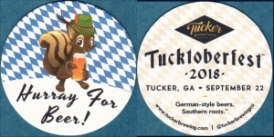 beer coaster from Tvelo Brewing Company ( GA-TUCK-2 )