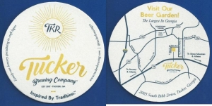 beer coaster from Tvelo Brewing Company ( GA-TUCK-3 )