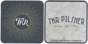 beer coaster from Tvelo Brewing Company ( GA-TUCK-6 )