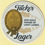 beer coaster from Tvelo Brewing Company ( GA-TUCK-8 )