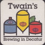 beer coaster from Two Tides Brewing Co. ( GA-TWA-4 )