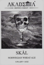 beer label from American Beverage Co. ( GA-AKAD-LAB-1 )