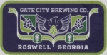 beer sticker from Georgia (Wild Boar) Brewing Co ( GA-GATE-STI-3 )