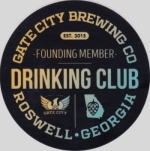 beer sticker from Georgia (Wild Boar) Brewing Co ( GA-GATE-STI-8 )