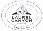 beer sticker from Left Nut Brewing Company/Liquid Nation ( GA-LAUR-STI-1 )