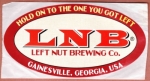 beer sticker from Line Creek Brewing ( GA-LEFT-STI-1 )