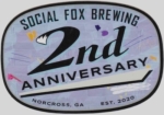 beer sticker from South Main Brewing ( GA-SOCI-STI-3 )