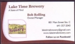 beer business card and similar from Lark Brewing Company ( IA-LAKE-BIZ-2 )