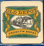 beer coaster from Davenport Brewing ( IA-DALL-1 )