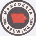 beer coaster from Marto Brewing Co.  ( IA-MAQU-1 )