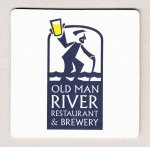 beer coaster from Olde Main Brewing ( IA-OMAN-1 )